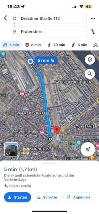 Geri'S Apartment Vienna City 20 Bezirk Naehe Prater المظهر الخارجي الصورة